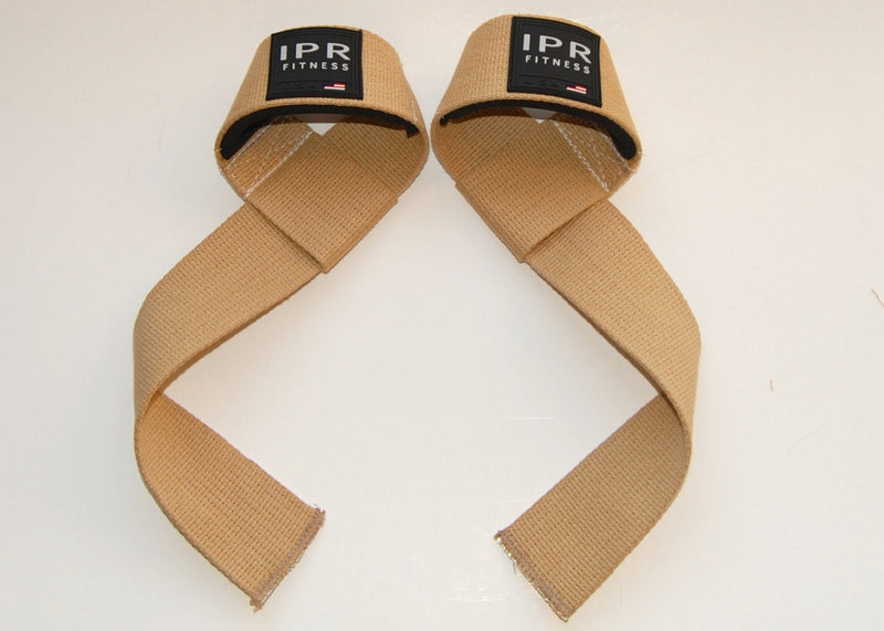 Men's Lifting Straps I 100% Made in the USA Tan Men's