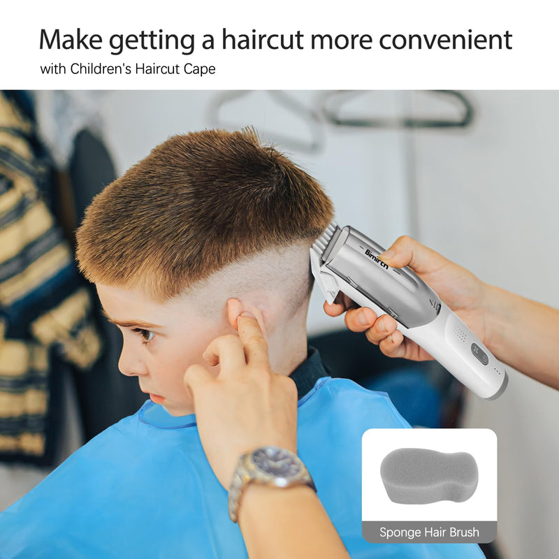 Baby Hair Clipper with Vacuum - Hair Trimmer for Kids and Toddlers - Waterproof, Rechargeable, Cordless Hair Cutting Machine for Children (with Bag) - BeesActive Australia