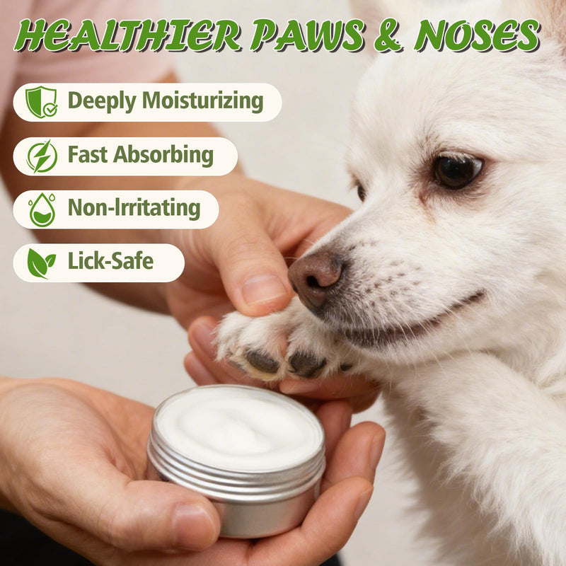 Dog Paw Balm & Nose Balm, Lick-Safe & Moisturizing | All-Natural Moisturizer & Soother for Dry | Deep Repair for Dry, Cracked Paws | Horse Hoof and Joint Care Friendly (Value Size 2.12oz) Value Size 2.12oz