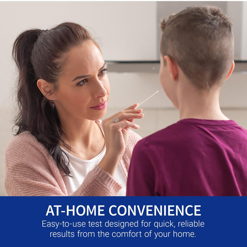 CorDx TyFast at Home Flu A/B & COVID-19 Multiplex Rapid Test Kit, Easy, Accurate, Fast Results in 10 Minutes, 3 in 1 Combo Kit, 5 Tests