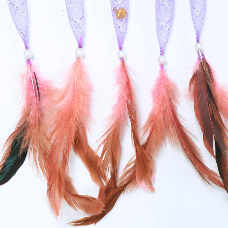 Interactive Cat Toys with 5 Feathered Ropes (2 PCS), Indoor Automatic Cat Toy for Cat, Promoting Exercise and Stress Reduction as Fun Cat Chase Toy. - BeesActive Australia