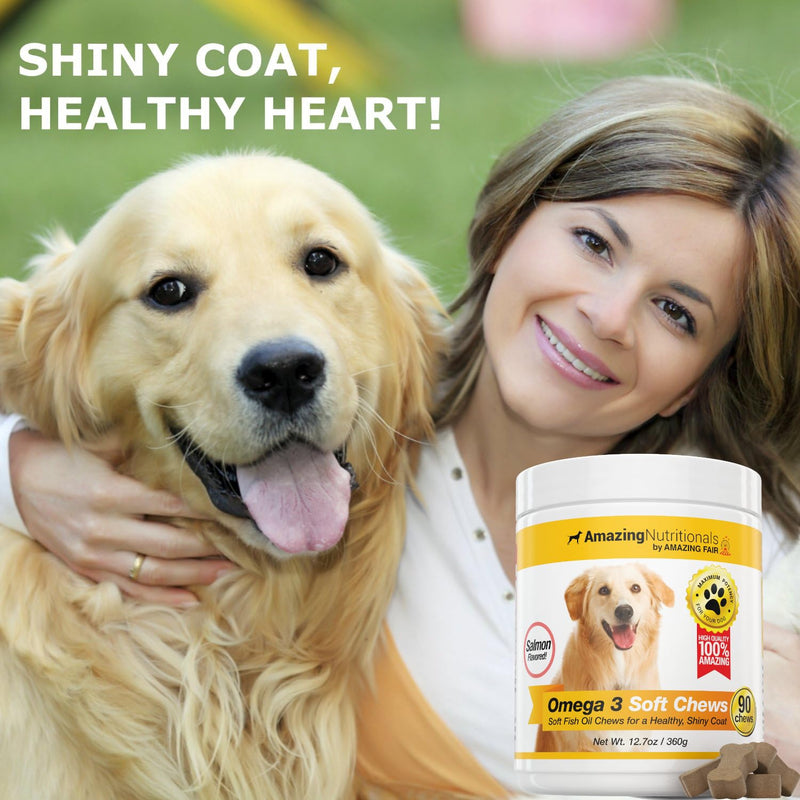 Dog Skin and Coat with Probiotics for Dogs Joint Digestive Bundle - Omega 3 for Dogs Itchy Skin Relief for Dry Skin, Hot Spots and Shedding, Eliminates Joint Pain, Gas and Diarrhea Elimination