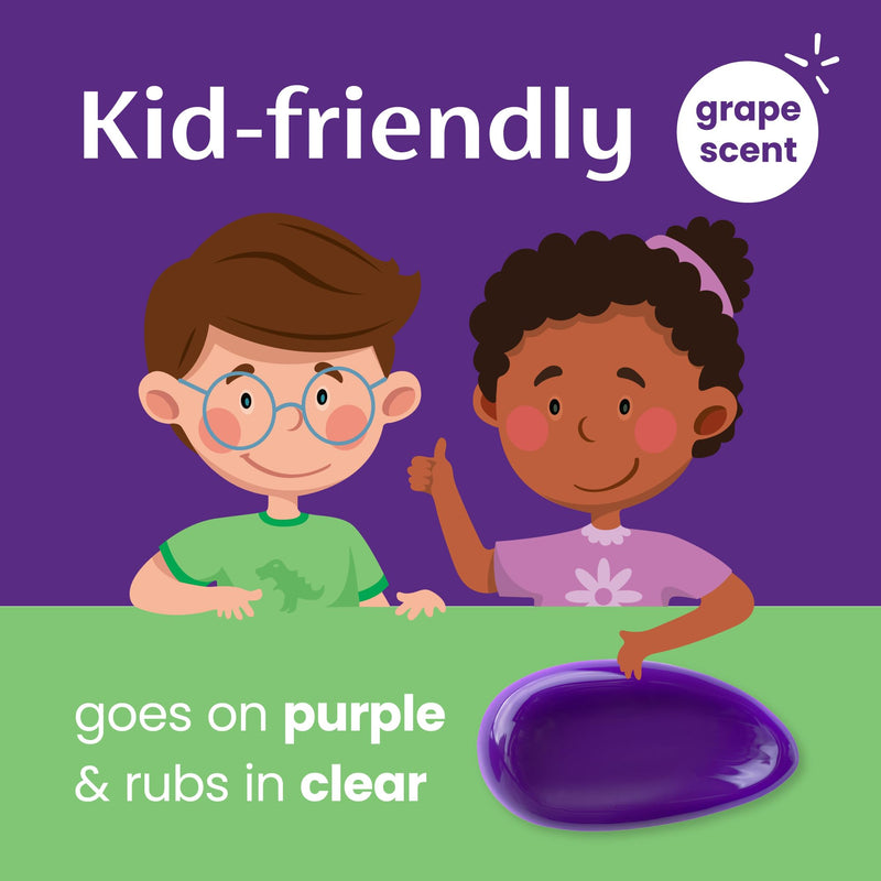 Mederma Scar Gel for Kids; Reduces the Appearance of Old and New Scars from Cuts, Burns, Surgery; Goes on Purple and Rubs in Clear; Grape Scented; Ages 2+, 40g (2 x 20g) Twin Pack - BeesActive Australia
