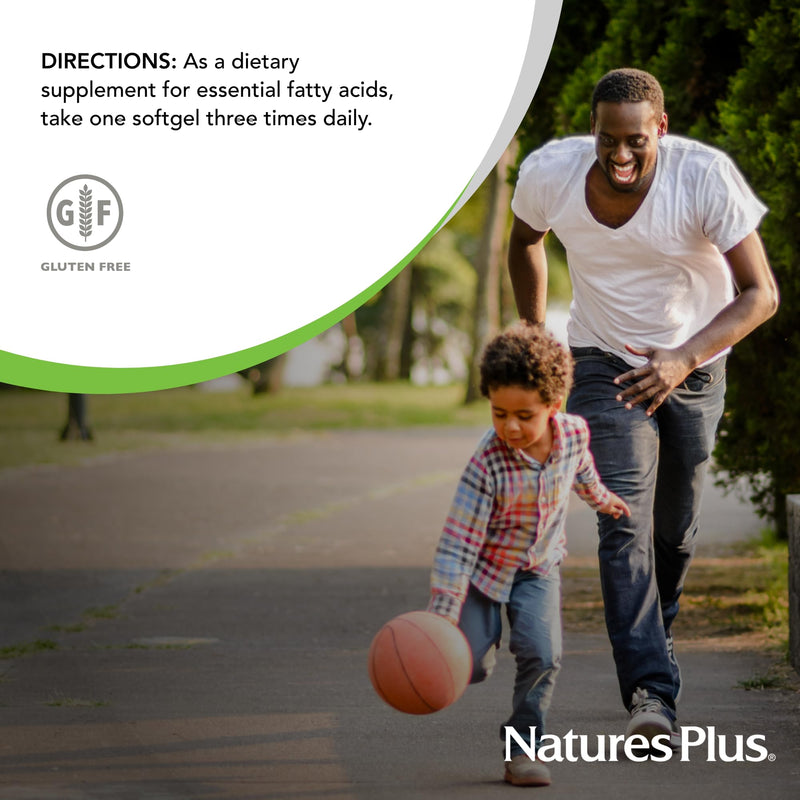 NaturesPlus Ultra Omega 3/6/9 - Borage, Fish & Flax Oil Supplement - 90 Softgels - Gluten Free - 90 Servings Softgel 90
