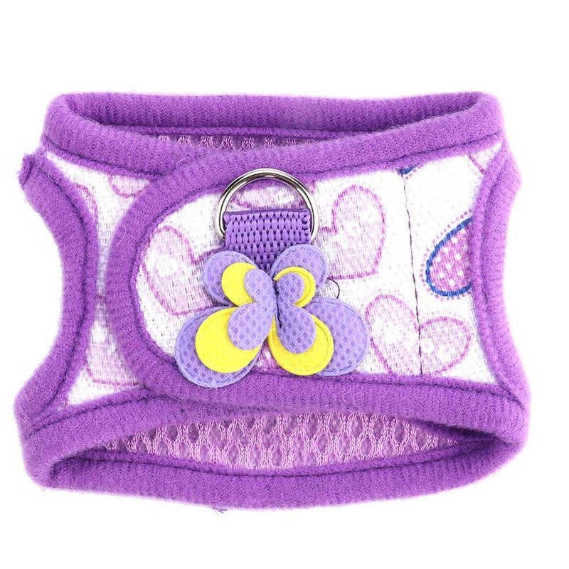 Chinchilla Harness Vest Chest Decor, Chinchilla Walking Harness Vest with Leash Strap Harness for Rabbit Ferret Guinea Pig Bunny Hamster Puppy Kitten Clothes Accessory(S)(S) S