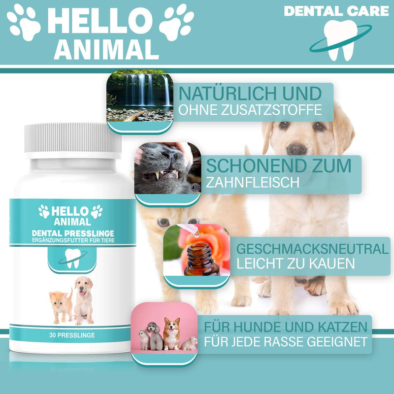 NEW: HelloAnimal DENTAL pellets for dogs and cats - tartar remover also for gaps - teeth cleaning and dental care - for bad breath dental treats - BeesActive Australia