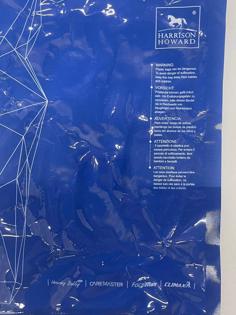 Harrison Howard All-Round Mesh Horse Fly Mask UV Protective with Fleece-Padded Edging Deep Navy L Full (Large) - BeesActive Australia