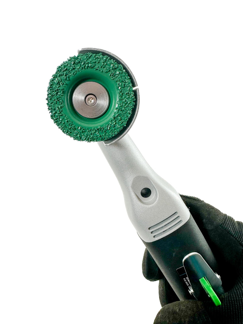 Green V-Groove 2" Disc - Precision Hoof Trimming Disc for Walls & Grooves