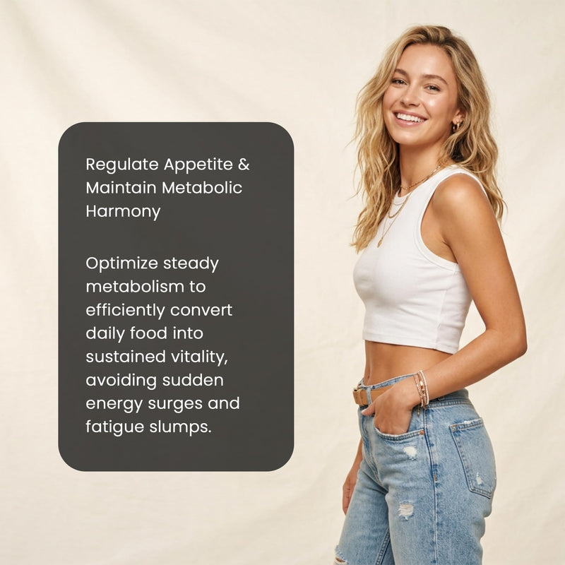 Female Metabolism Support Supplement - Natural Energy Booster & Appetite Control Pills for Digestive Comfort, Belly Slimming & Full Body Wellness- Made in USA