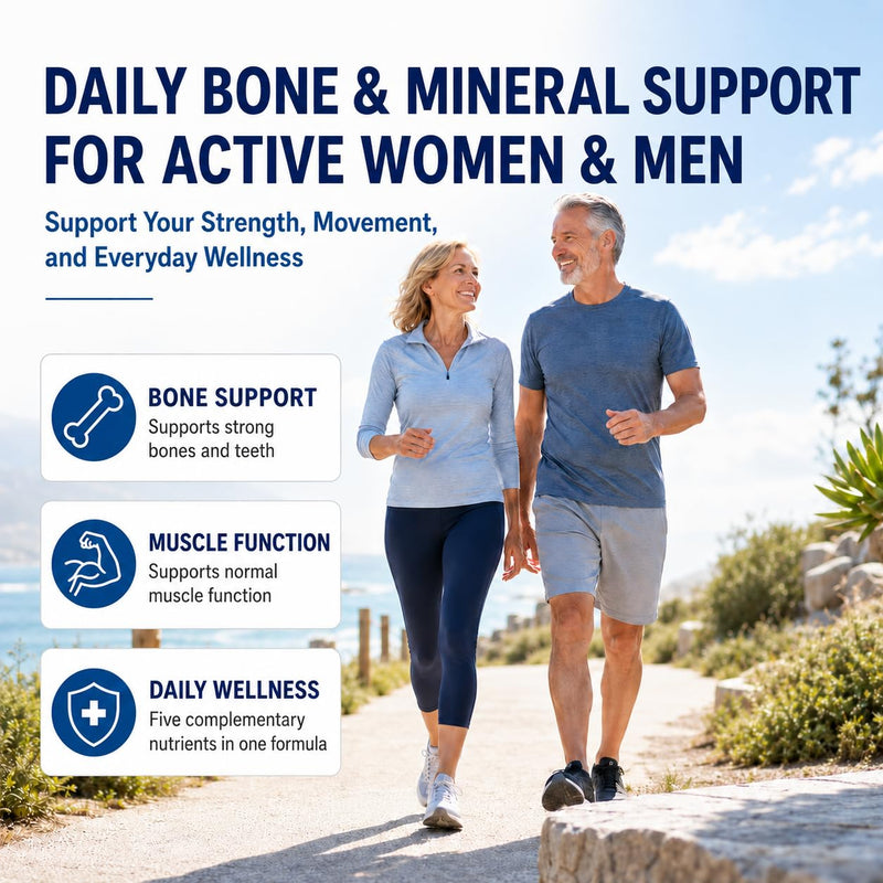 Liposomal Calcium AKG Supplement with Magnesium Glycinate, Vitamin D3, Zinc & Boron – Daily Bone and Mineral Support – 1,500 mg Ca-AKG per Serving – 90 Softgels