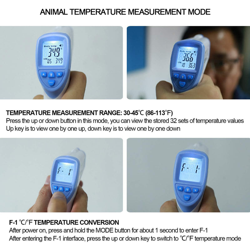 Veterinary Thermometer, Fast Digital Veterinary Thermometer, Pet Thermometer for Pig, Cattle, Sheep, Dog, Horse (without battery) - BeesActive Australia