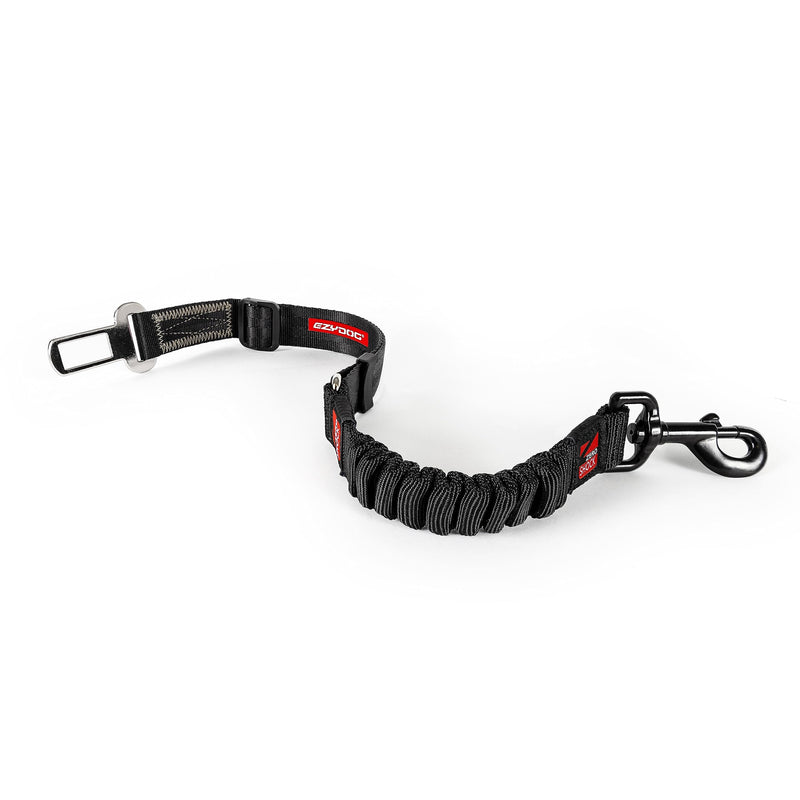 EzyDog Zero Shock CLICK - Shock Absorbing Dog Seat Belt Car Harness Attachment for Dogs - Adjustable Dog Restraints Seatbelts for Car Travel and Safety - (20in - 26in, Black) Zero Shock - 20in - 26in - BeesActive Australia