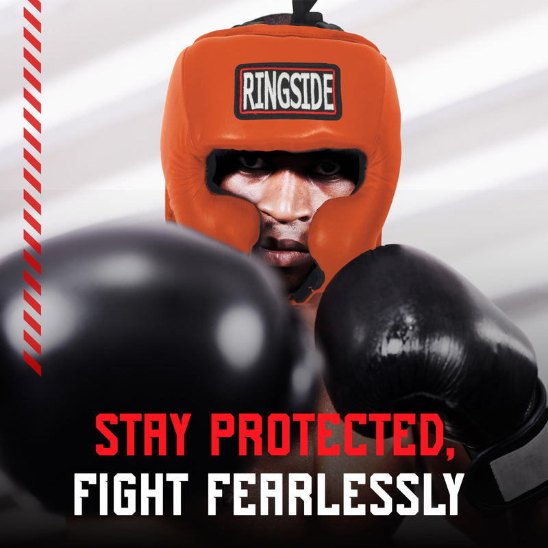 Ringside Competition-Like Boxing Headgear with Cheeks Red-White-Blue X-Large - BeesActive Australia