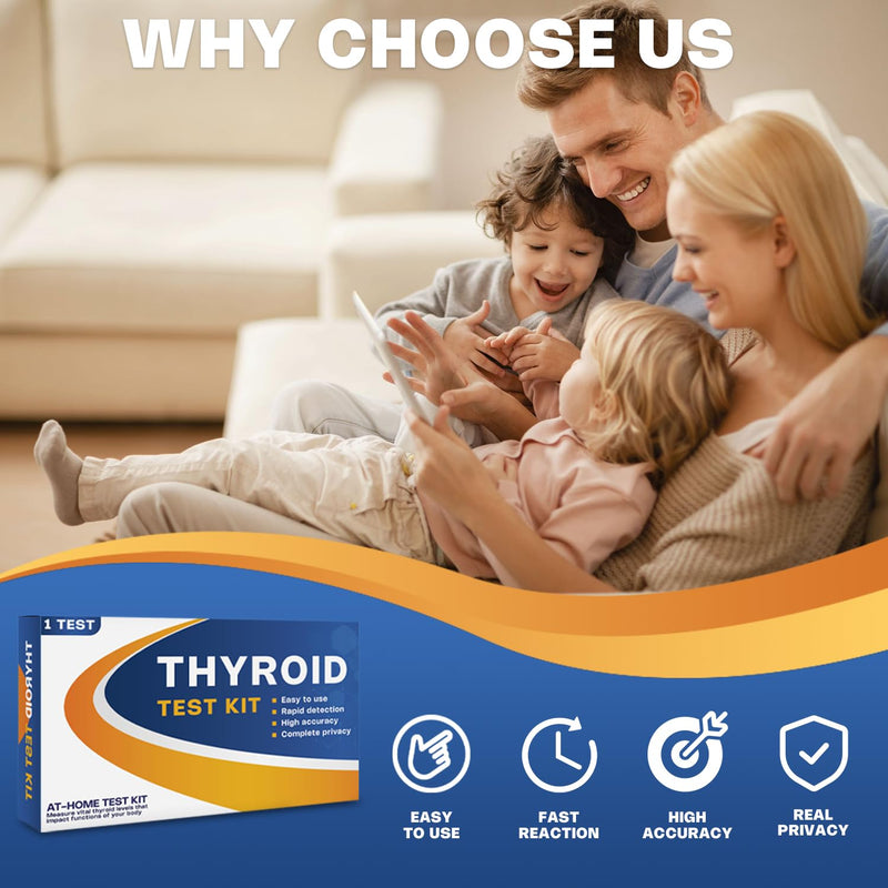 Thyroid Testing kit - at-Home Collection Kit - from Hypothyroidism Expert Doctors-Accurate and Reliable TSH Test kit 1 Count (Pack of 1)