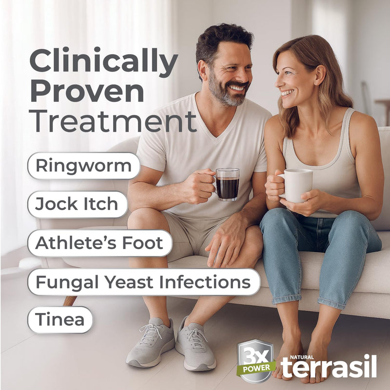 terrasil Clotrimazole Antifungal Cream, Relief for Fungal Yeast Infections, Jock Itch, Athletes Foot, Ringworm for Men & Women, Clinically Proven Treatment of Skin Fungus. FSA - HSA Eligible (0.5oz) 0.5 Ounce