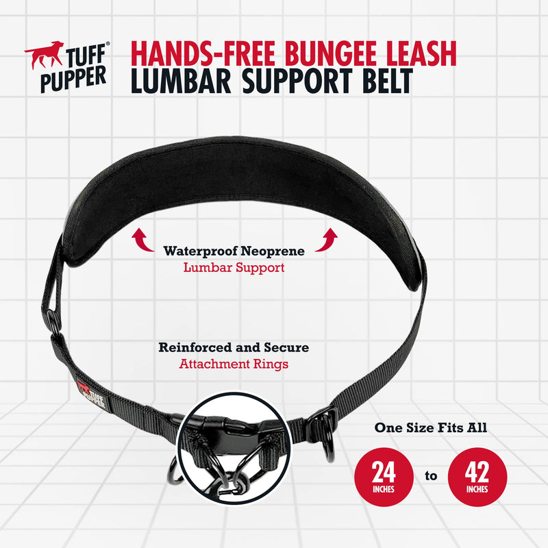 Add-On Accessory Bungee Leash and Hands Free Dog Leash - One Small/Medium Dog Up to 45 lbs
