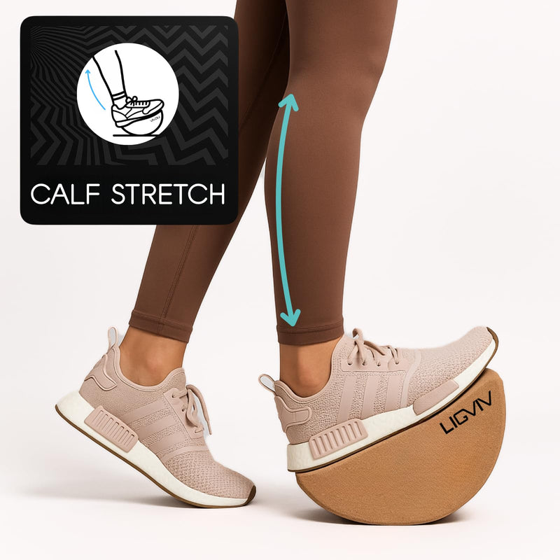 Calf and Foot Stretcher, Wooden Rocker for Leg Thigh Muscle Stretching - BeesActive Australia