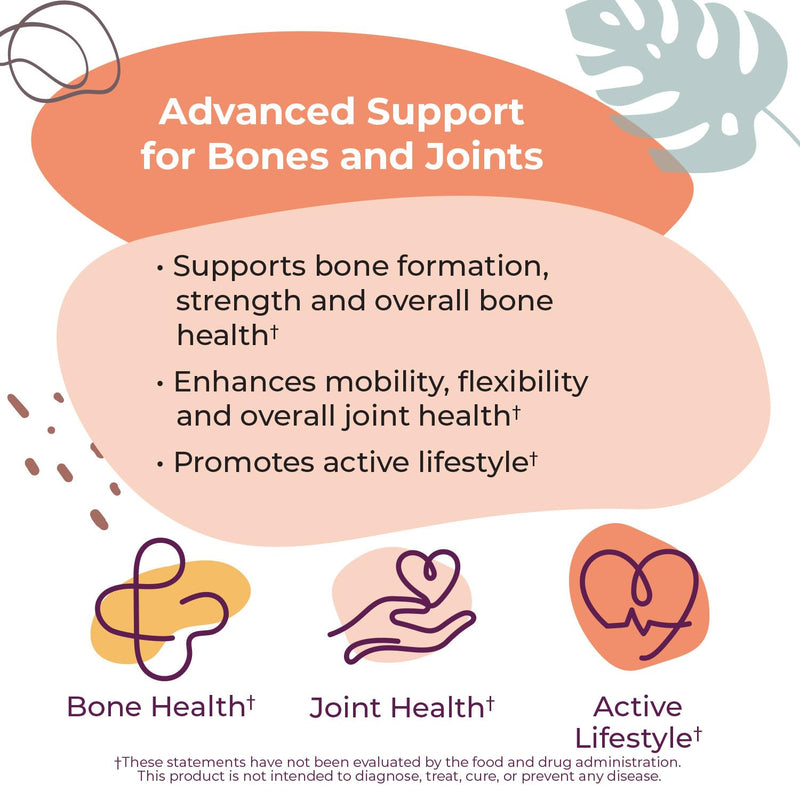 Body Kitchen Mega Osteo Bone & Joint Support with Bonolive K2 MK-7, 60 Caps