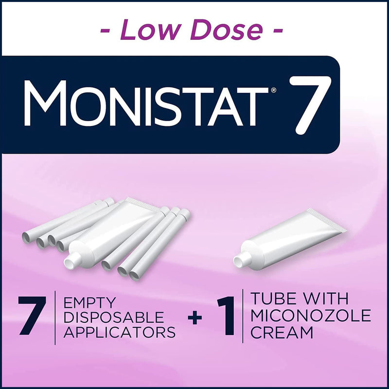 Monistat 7 Day Yeast Infection Treatment for Women, 7 Miconazole Cream Applications with Disposable Applicators, 1 Pack 1 Count (Pack of 1) - BeesActive Australia
