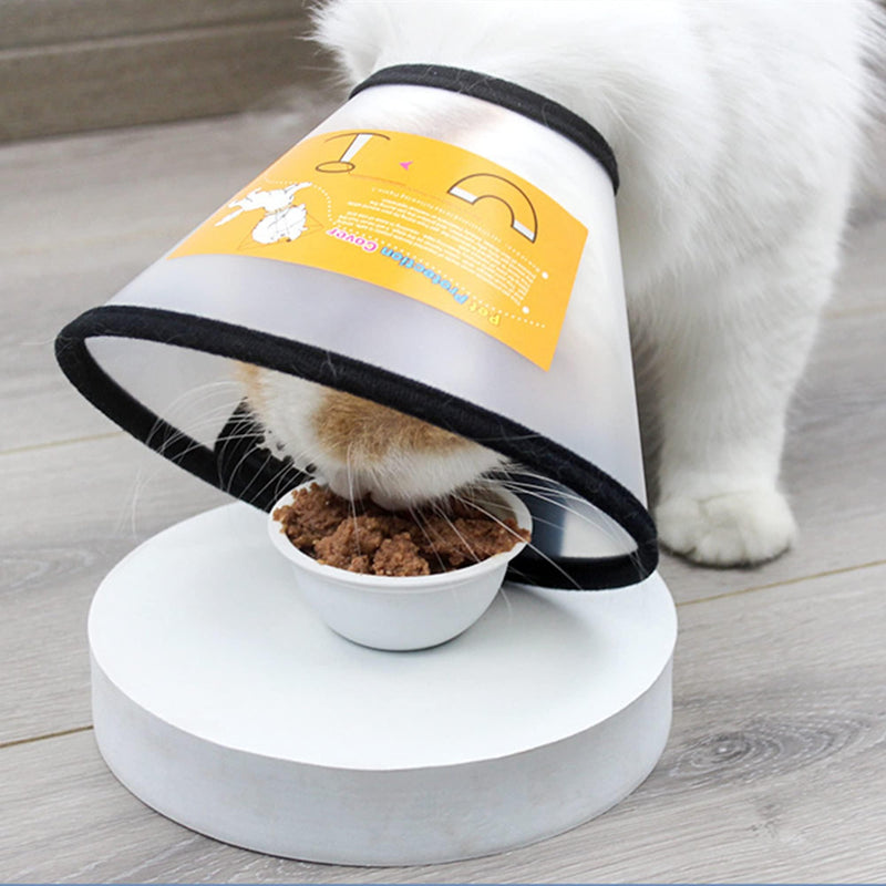JIAMIAN Dog Cone Collar, Adjustable Pet Collar Anti-Bite Leak Wound Cone Healing Protective Collar, Elizabethan Collar Protective Collar Large Dog (Neck Circumference: 22-30cm) Neck:22-30cm - BeesActive Australia