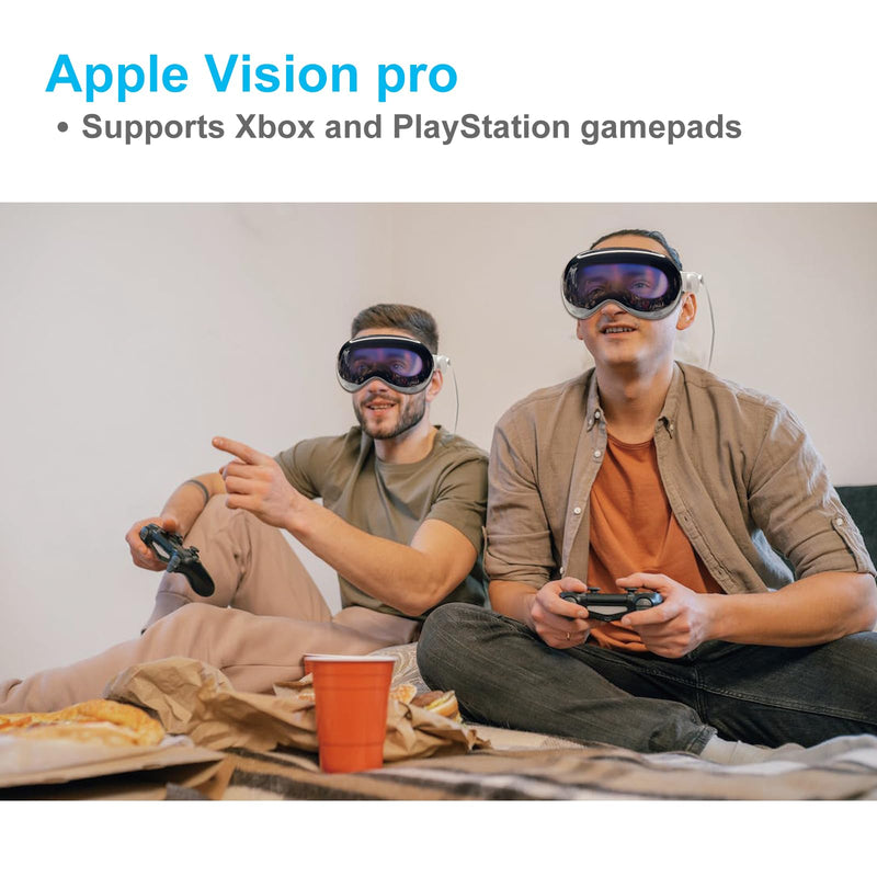 ANNGELAS for Vision Pro Clear Case with Camera Cutouts,Without Affecting Tracking Scans,Crystal Transparent TPU Bumpers Silicone Shockproof Protective Cover Compatible with Vision Pro Glasses(Clear) - BeesActive Australia