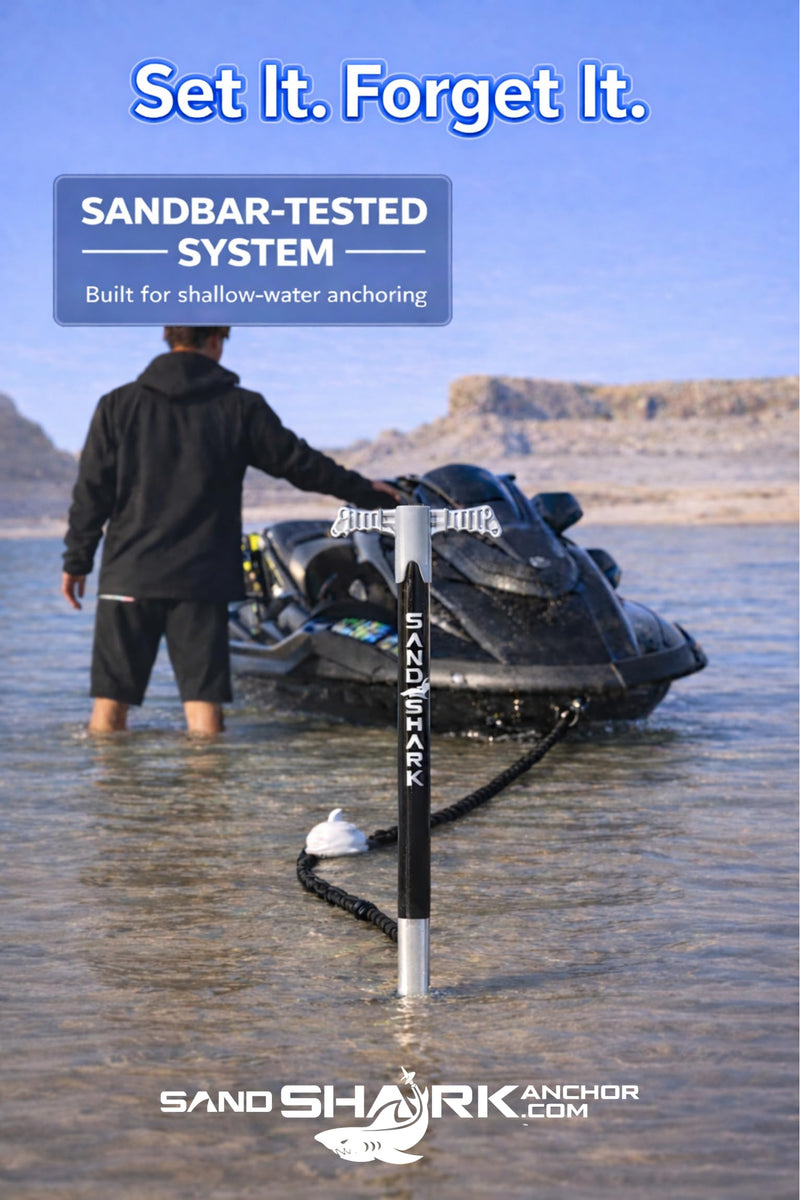 SandShark Premium Anchor Bungee Dock Line. Boat Accessories Anchor Line Absorbs Shock to Anchors and Docks w/Stainless Steel Clip - Black - 7-14ft - BeesActive Australia