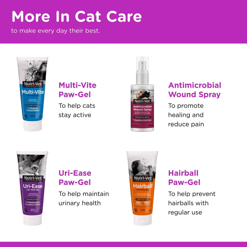 Nutri-Vet Cat Eye Rinse,Sterile Solution Gently Cleanses Eyes &Surrounding Tissue,Removes Debris Pollen and Mucus,Relieves Irritation,Helps Reduce TearStains,Sensitive Ophthalmic Flush,4oz,(Pack of 2) 4 FZ (Pack of 2)
