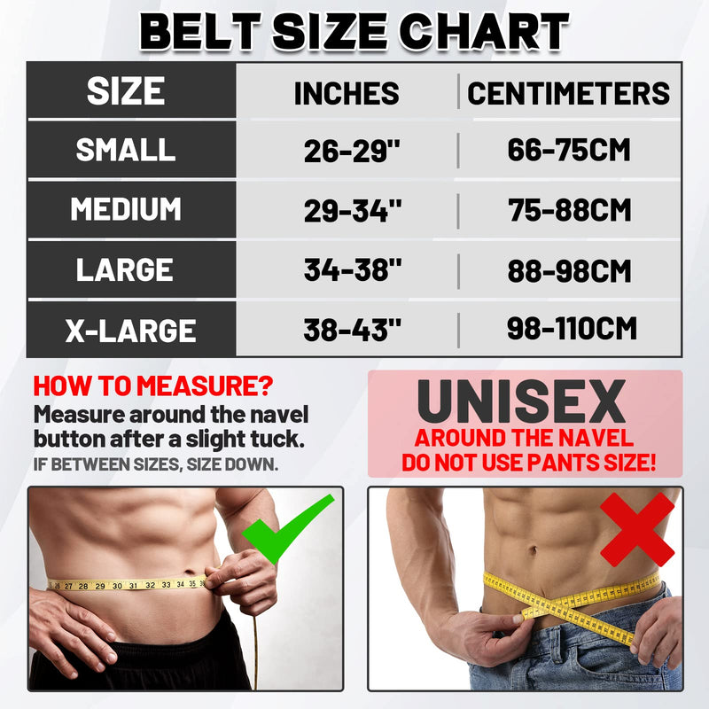 Weight Lifting Belt, PIXEL PANDA Self-Locking Weightlifting Belt, Weight Lifting belts, Premium Gym Belt for Men and Women, Professional Powerlifting Belt for Workout Fitness Squats Deadlifts Bodybuilding Medium (29-34"/75-88CM) Black - BeesActive Australia