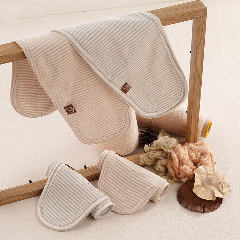 wonuu Baby Umbilical Cord Belt, Infant Belly Binder Hernia Care Navel Truss Support Newborn Warm Essential with Breathable Organic Cotton (4 Pack) 4Pack-Brown - BeesActive Australia