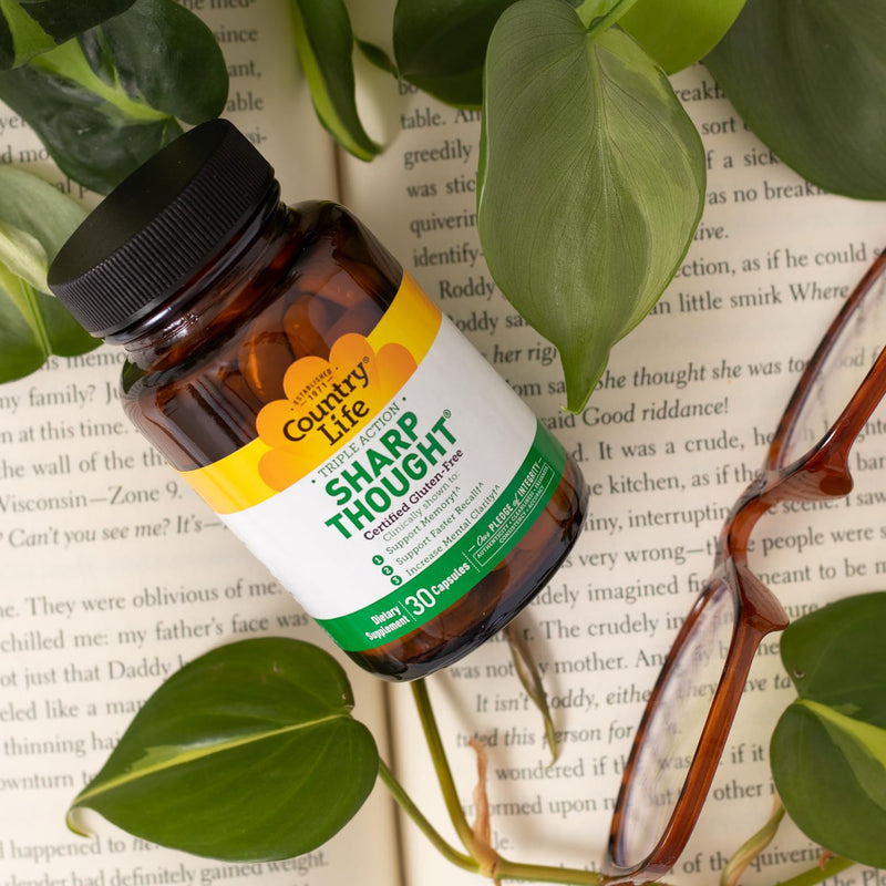 Country Life Sharp Thought - Memory & Cognitive Support Supplement ‚Äì Sharp-PS Gold Phosphatidylserine + DHA ‚Äì Promotes Mental Clarity & Faster Recall ‚Äì Gluten-Free, 30 Capsules 30 Count (Pack of 1) - BeesActive Australia
