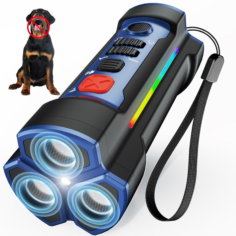 Enhanced Ultrasonic Dog Bark Deterrent Devices, Professional 50ft Range Anti Barking Devices for Dogs, Long Battery Life & Safe Humane Design, Effectively Stops Noise & Bad Behavior