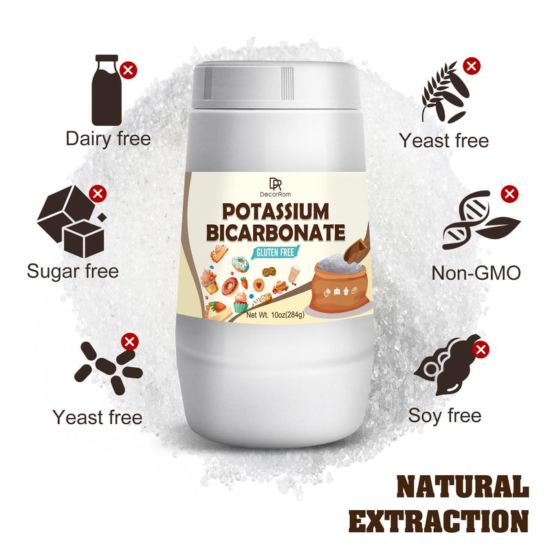Potassium Bicarbonate 10oz - 100% Pure Potassium Bicarbonate Powder for Plants, Cakes, Wine Making, Leavening - Food Grade Potassium Bicarbonate Powder Leavening Agent for Baking, Cookies, Snacks - BeesActive Australia