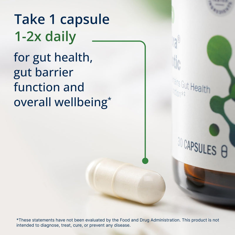 Metagenics UltraFlora Triplebiotic, Shelf-Stable, 30 Capsules | Prebiotic, Probiotic and Postbiotic Blend with Akkermansia, Supports Digestive Balance, Microbiome and Immune Function
