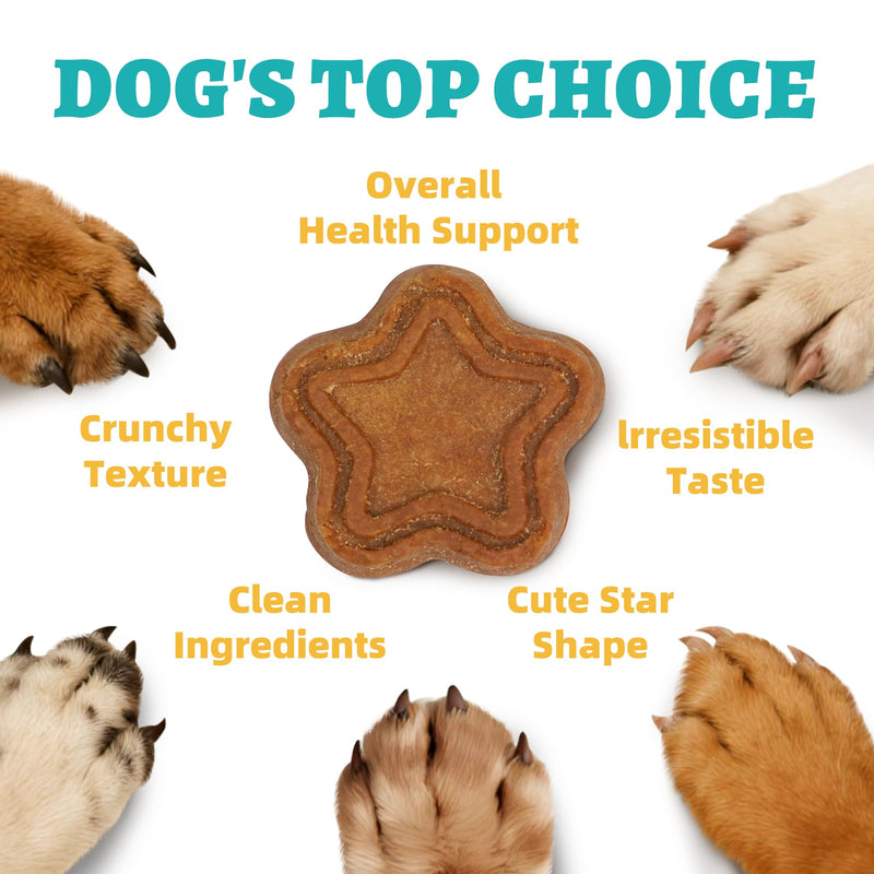 Just Try 15 OZ Green-Lipped Mussel Dog Treats Biscuits Hip & Joint Support for Dogs Training Treats Healthy Dog Treats