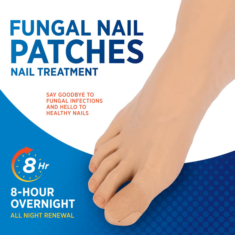 Small Nail Patches Extra Strength: 32 PCS Nighttime Hydrogel Patches for Overnight Repair - Visible Results in 8 Hours - Toenail Treatment Extra Strength - BeesActive Australia