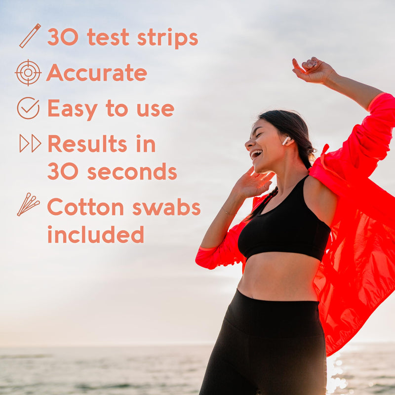 VIVOO Vaginal pH Test Strips - 30 Second Results, Simple & Effective Vaginal pH Test Strips for Feminine Hygiene Monitoring, Detect Any Imbalances and Take Proactive Measures, 30 Strips - BeesActive Australia