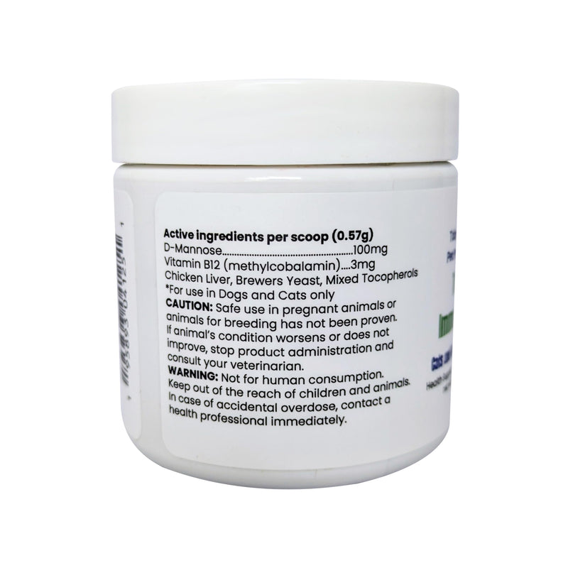 Toby's Immune Boost - Easy to Administer Tasty Powder for All Dogs and Cats - Methylcobalamin B12 for Nerve and Anti-Inflammatory Support - D-Mannose for Urinary and UTI Health - They Love The Taste!