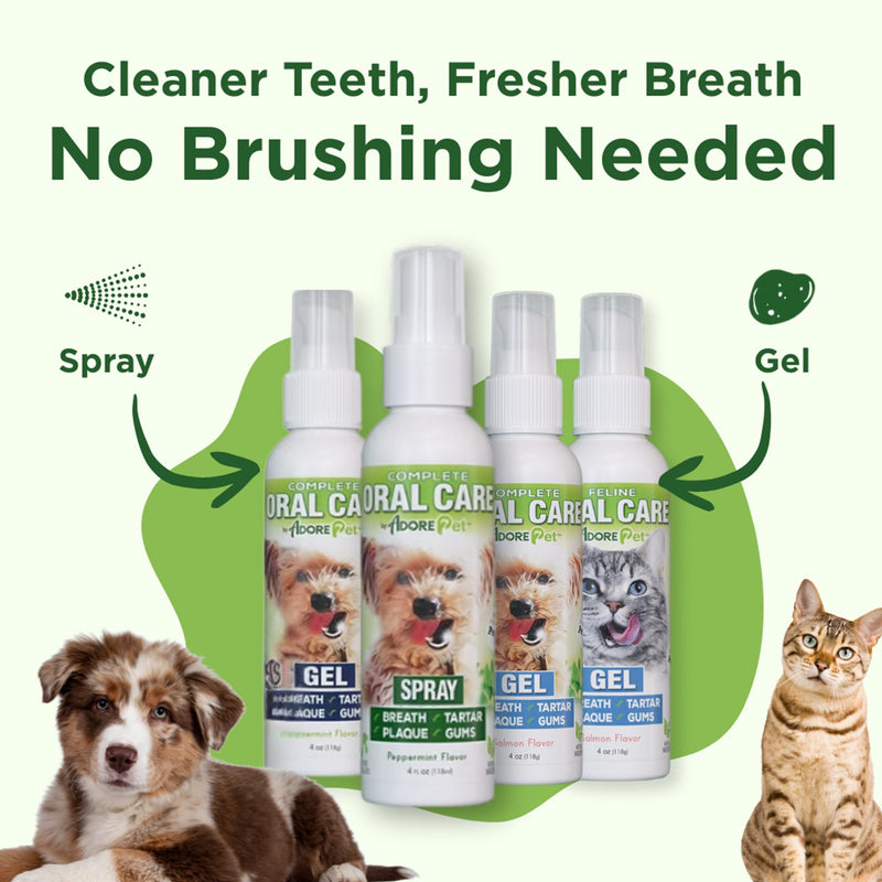 Adore Pet Complete Oral Care Gel for Cats, Salmon, 4 oz 4 Ounce (Pack of 1) Cat Gel Salmon 4 oz