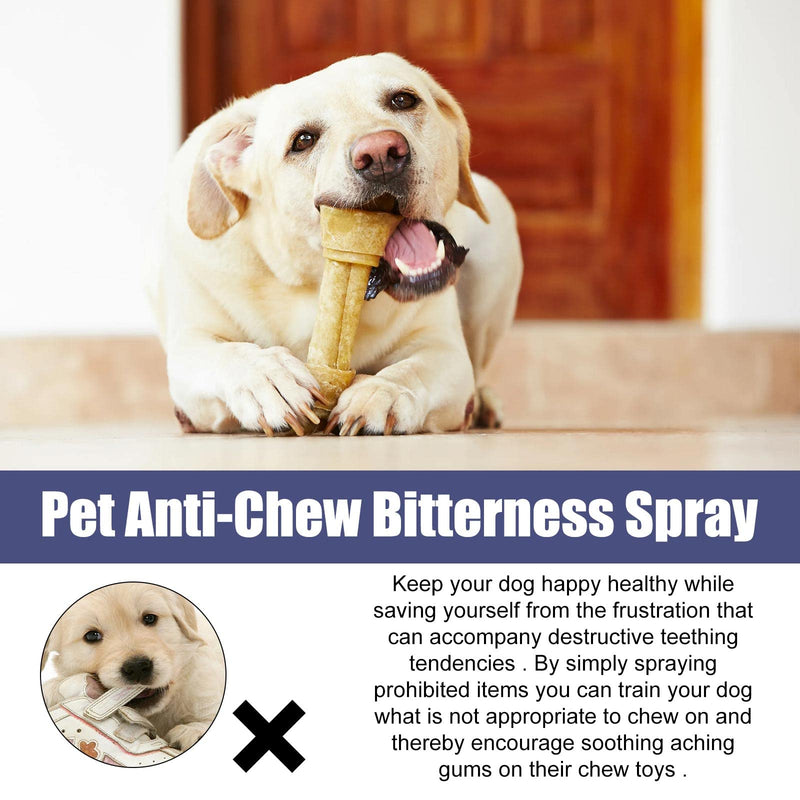 No Chew Spray for Dogs, 50ML. Bitter Apple Spray for Dogs to Stop Chewing. Effective Dog Deterrent Spray for Furniture Carpet. Alcohol-Free, Indoor & Outdoor Safe. purple - BeesActive Australia
