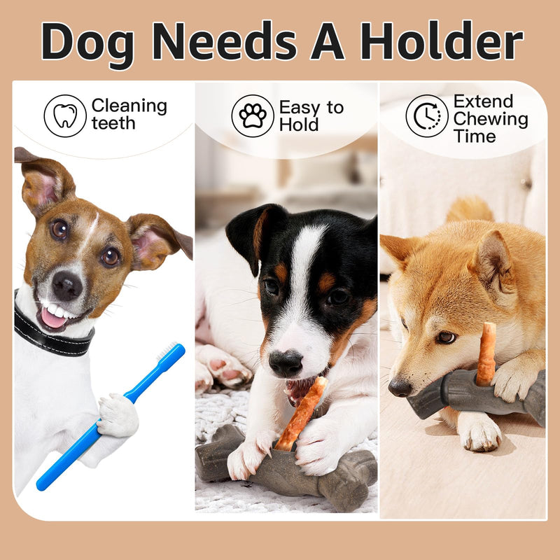 Bully Stick Holder for Dogs, Safety Chew Holder for Medium/Large Dogs, Easy to Clean&Use Yak Chew Holder, Suitable for Various Bully Sticks - BeesActive Australia