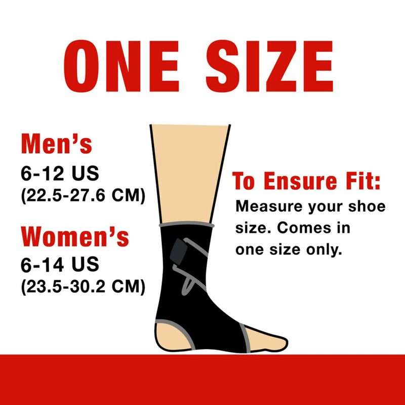 Ace Neoprene Ankle Brace, One Size (1 Brace)