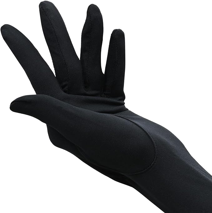 Otafuku Glove Summer Arm Cover, (Cool Touch, Stretch Material, Long UV Protection, Women's), UV-2711, Black, Free Size - BeesActive Australia