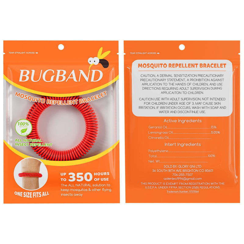 12 Pack Mosquito Bracelets, Mosquito Bracelets Outdoor for Adults and Kids, Individually Wrapped DEET-Free Waterproof Bands 1 Count (Pack of 12) - BeesActive Australia