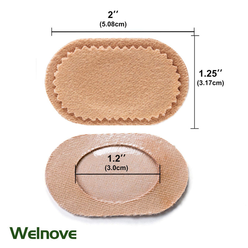 Welnove 36 CT Bunion Cushions Pad - Fabric Toe and Foot Bunion Protector Pads, Bunion Relief Pads for Reduce Rubbing, Callus, Chafing, Friction -Strong Adhesive Stay in Place - BeesActive Australia