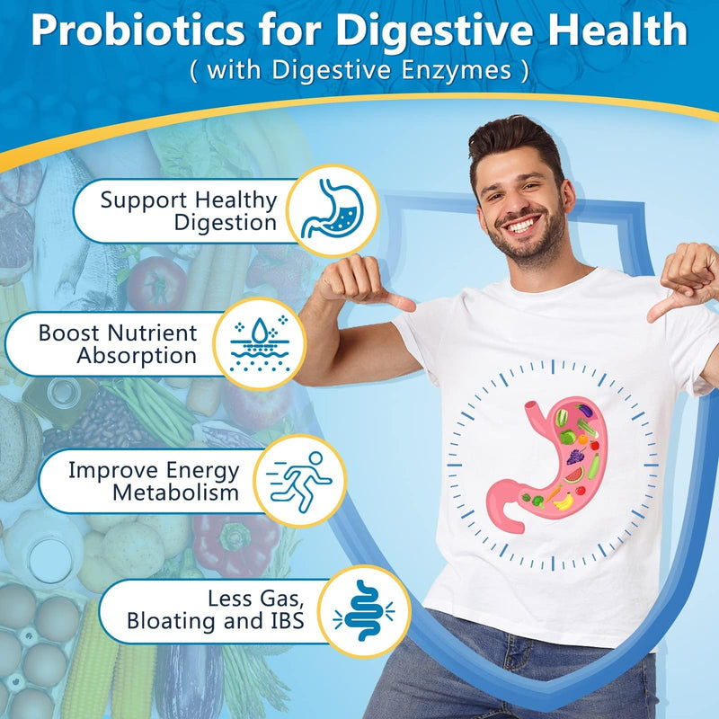 NATURE TARGET Probiotics for Men, 100 Billion CFUs, 90 Veggie Capsules | With Digestive Enzymes, Prebiotics, Saw Palmetto, and Cranberry for Prostate, Urinary Tract, and Digestive Health