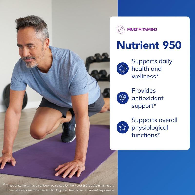 Pure Encapsulations Nutrient 950, 90 Capsules | Multivitamin Mineral Supplement to Support Physiological Functions and a Healthy Lifestyle* 90 Count (Pack of 1)