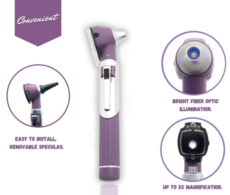 Radiance Otoscope - Ear Scope with LED Light and Speculum for Ear Examination and Diagnosis - Ideal for Professional use - Lifetime Warranty - BeesActive Australia