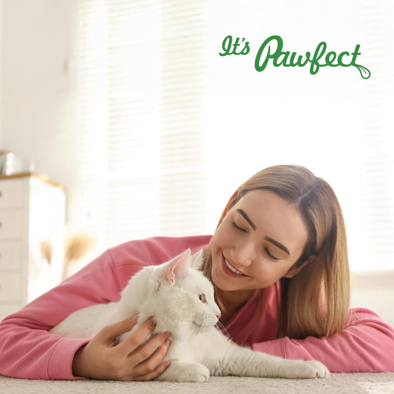Pawfect Nature's Sip Goat Milk Calming Care powder for Cats - 100% Natural - Rehydrate Food - Prebiotic, Probiotic & Herbs Milk Supplement - Better Digestion - Food Topper - Liquid Treat (150g/5.29oz) Goat Milk/150g