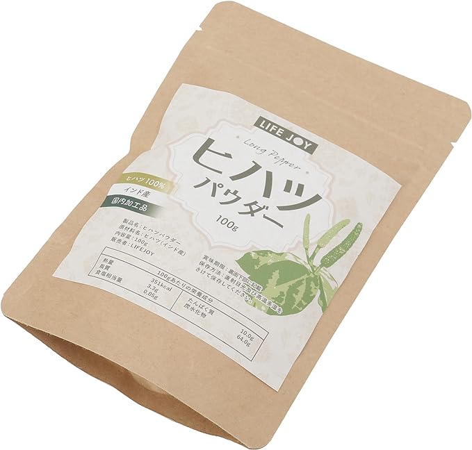 Hihatsu Powder, 3.5 oz (100 g), 100% Indian Hihatsu (Piper Longum), Safe Domestic Processed Product, Includes Measuring Spoon - BeesActive Australia