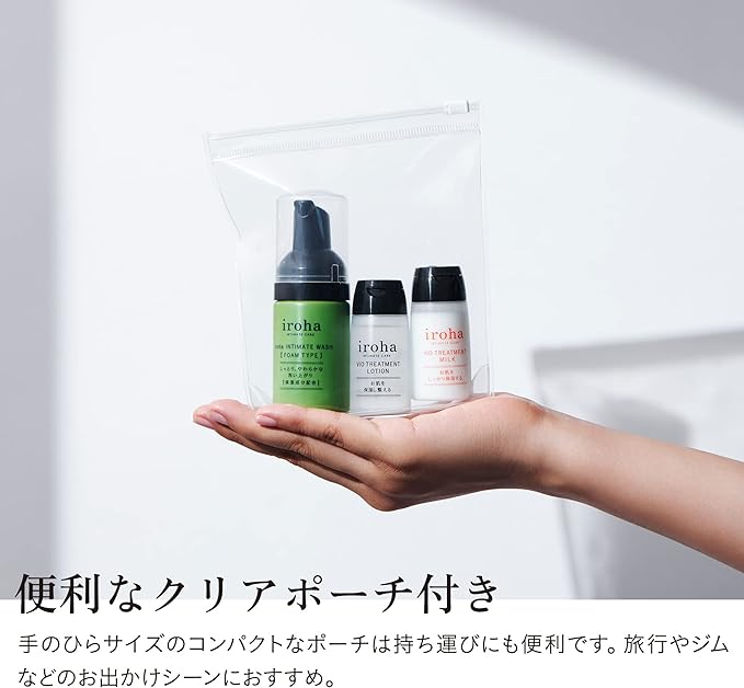iroha INTIMATE CARE TRIAL SET Trial Set, 3 Piece Set, 3 Step Care, Delicate Zone Care, Femtec, Trial for Trial, Travel -  Australia